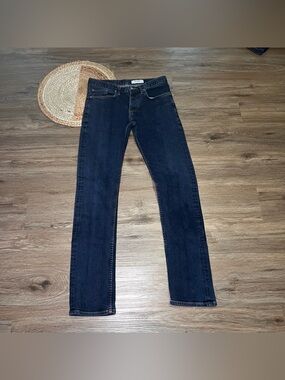 GUSTIN Mens Slim Fit Straight Jeans